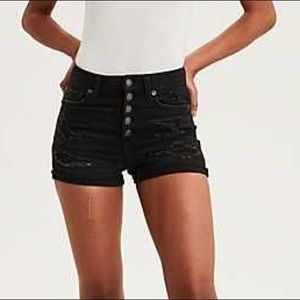 Black Curvy Super Hi-Rise Shortie (10)